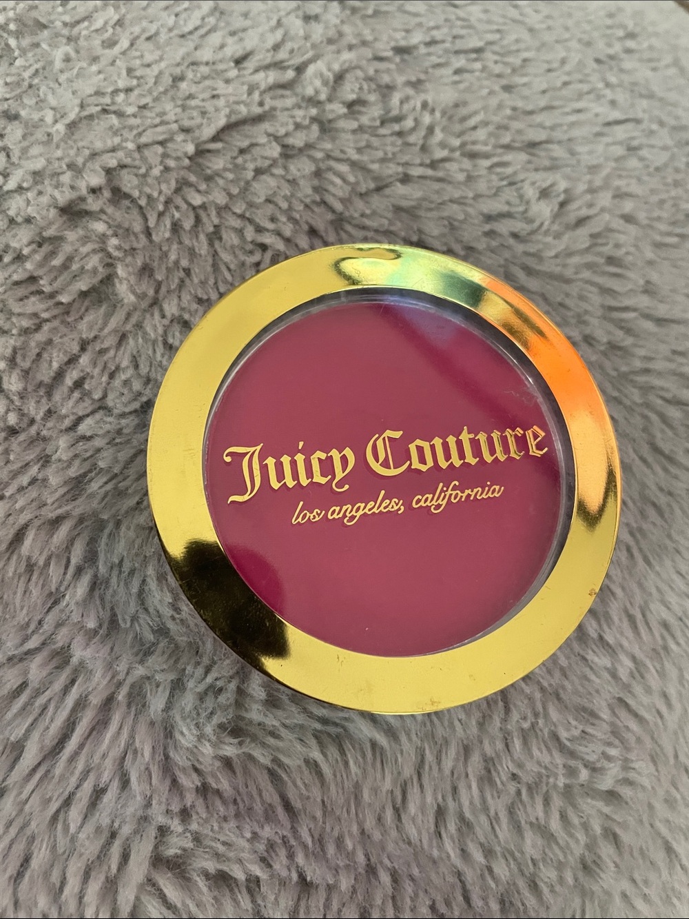 Juicy Couture Rose Pink Cream Blush with Gold Trim